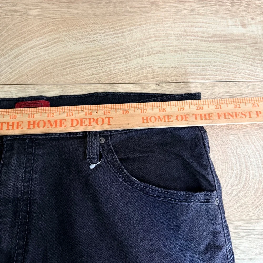 Foundry Athletic Fit Jeans Mens Actual 40x32 Black Flex Denim Tapered Leg
